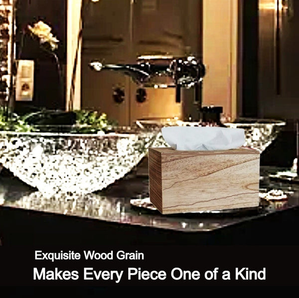 Kleenex Hand Towels (11268, 01701) POP-UP Box Cover in Natural Pale Paulownia Wood