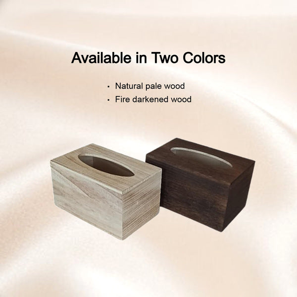 Kleenex Hand Towels (11268, 01701) POP-UP Box Cover in Darkened Paulownia Wood