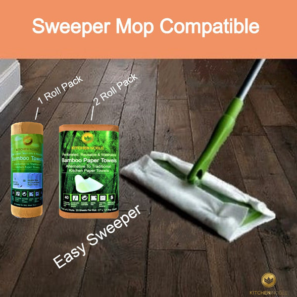 Bamboo Paper Towels 1-Roll Pk