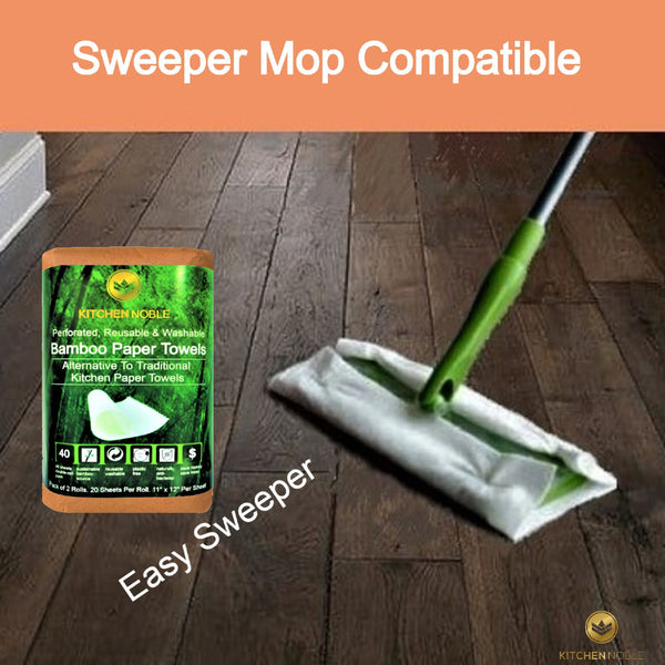 Bamboo Paper Towels 2-Roll Pk