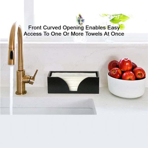 Countertop Multifold Paper Towel Holder In Black