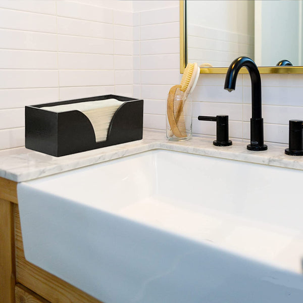 Countertop Multifold Paper Towel Holder In Black