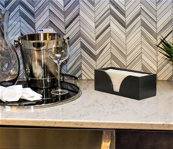 Countertop Multifold Paper Towel Holder In Black