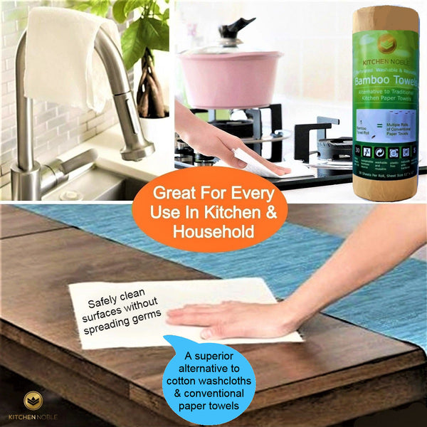 Bamboo Paper Towels 1-Roll Pk