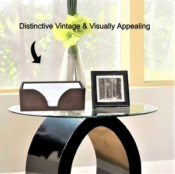 Countertop Multifold Paper Towel Holder In Dark Walnut