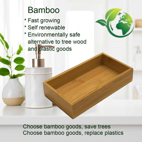 Bamboo Guest Towel Holder