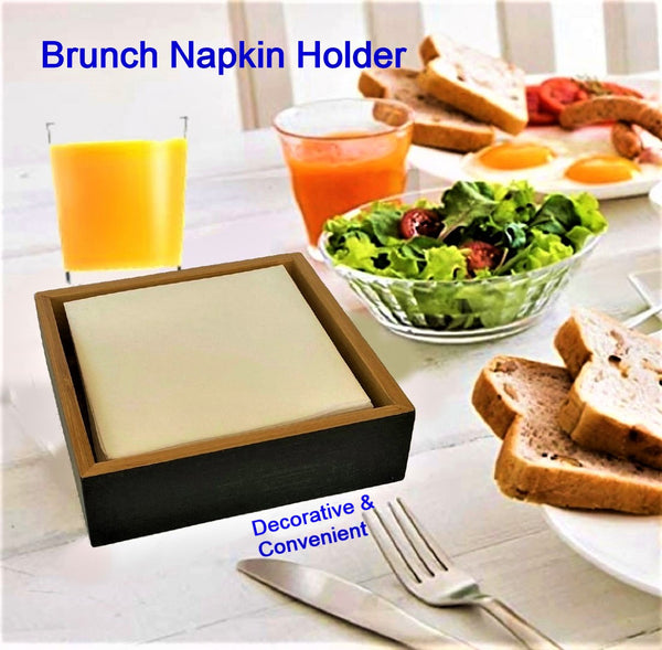 Cocktail Napkin Holder (2-tone)