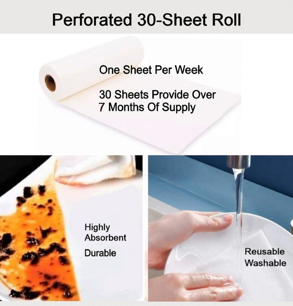 Bamboo Paper Towels 1-Roll Pk